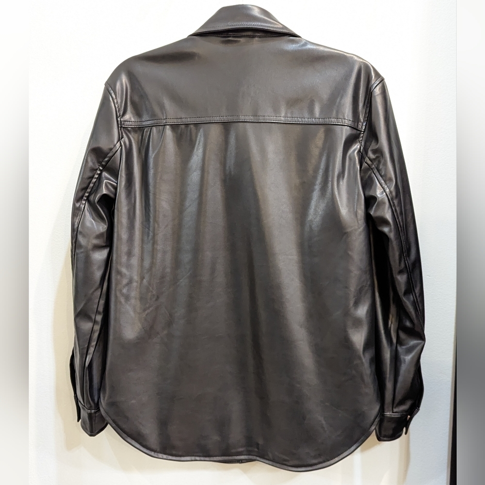Black Shirt Jacket - Picture 2 of 5